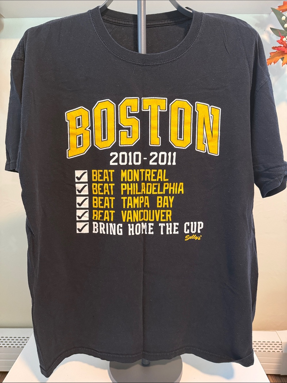 Boston 2010-2011 Black Graphic Tee